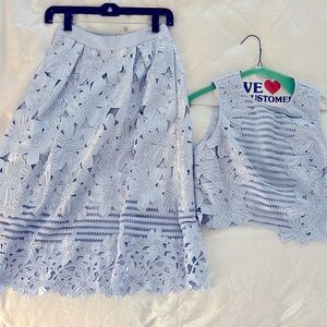 Ted Baker London 2 piece skirt and top